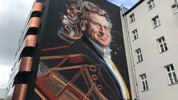 W Katowicach odsłonięto mural poświęcony Zbigniewowi Wodeckiemu