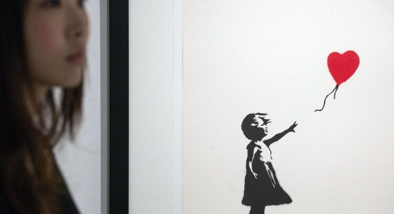 Lody z balonikiem - hołd dla Banksy'ego