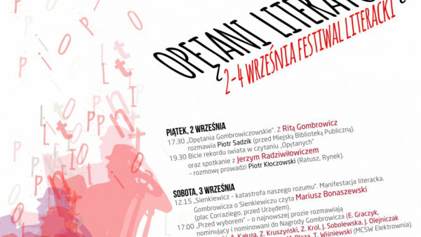 Festiwal „Opętani literaturą” i wręczenie Nagrody im. Gombrowicza
