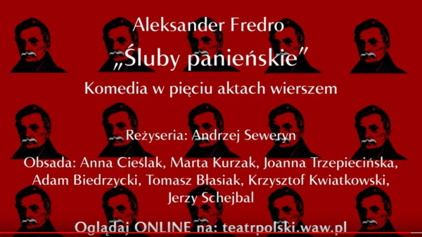 Teatr Polski przygotował premierowe czytanie online "Ślubów panieńskich"