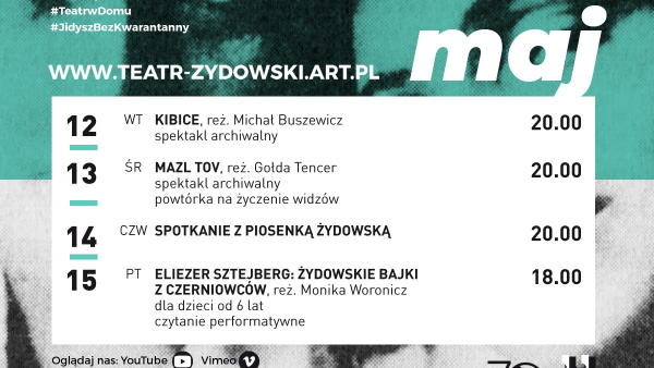 Nowy repertuar #TEATRŻYDOWSKIWDOMU 