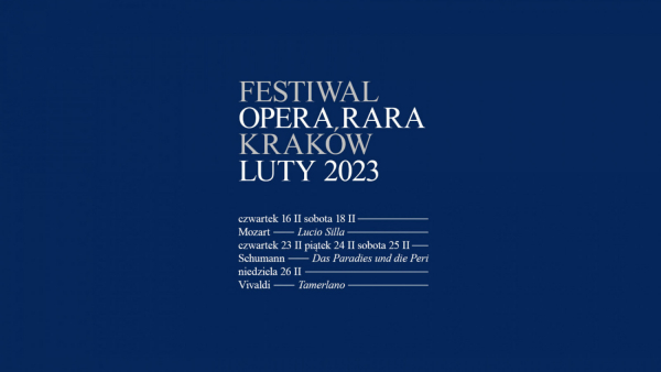 Utwory Mozarta, Schumanna i Vivaldiego na festiwalu Opera Rara