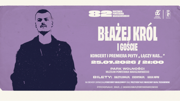 Koncert „Błażej Król i goście” i premiera płyty „Łączy nas…” - w sobotę