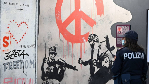 Skradziono pracę Banksy'ego. Teraz zapadły wyroki w tej sprawie