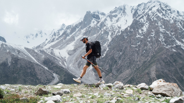 Andrzej Bargiel w bazie pod Nanga Parbat
