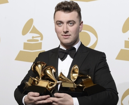 Sam Smith triumfatorem na rozdaniu nagród Grammy