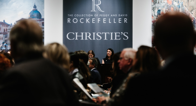  Pierwsza aukcja w Christie's kolekcji Rockefellerów przyniosła 646 mln dol.