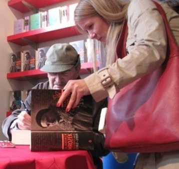 Sławomir Mrożek spotkał się z czytelnikami w Krakowie