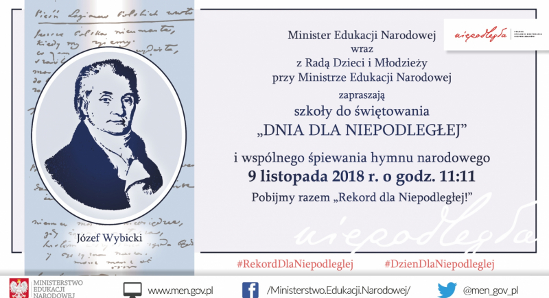 W ponad 24 tys. szkół odśpiewano hymn narodowy w ramach akcji "Rekord dla Niepodległej"