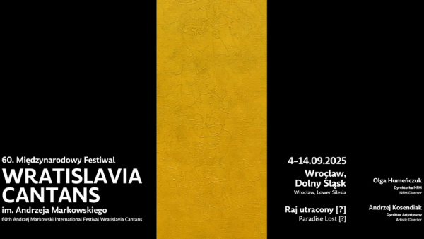 Rozpoczął się 60. Międzynarodowy Festiwal Wratislavia Cantans