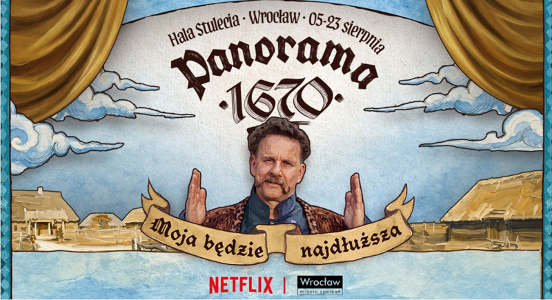 Bartłomiej Topa odsłonił we Wrocławiu monumentalny obraz poświęcony serialowi „1670”