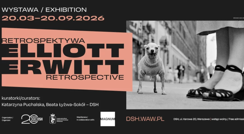 Wystawa zdjęć Elliotta Erwitta w DSH w Warszawie