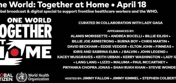 OGÓLNOŚWIATOWY KONCERT DEDYKOWANY PRACOWNIKOM SŁUŻBY ZDROWIA W WALCE Z PANDEMIĄ COVID-19