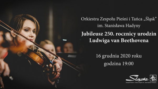 Zespół "Śląsk" internetowym koncertem uczci 250. urodziny Beethovena