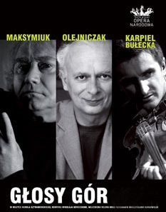 Janusz Olejniczak i Sebastian Karpiel Bułecka na koncercie "Głosy gór"