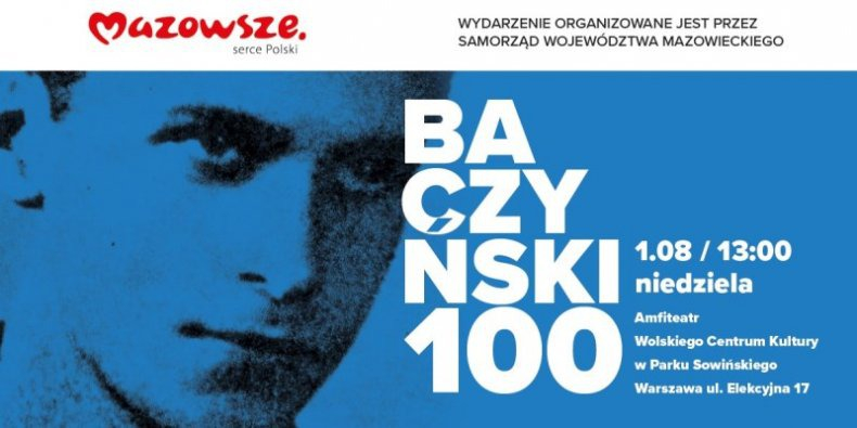 Koncert poetycki "Baczyński 100" - 1 sierpnia