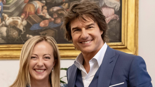 Premier Meloni spotkała się z Tomem Cruise'm. Dla rzymian przez tę wizytę poruszanie się po mieście było "mission impossible"