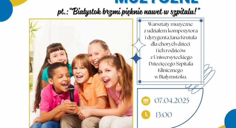 W szpitalu dziecięcym muzycy pomagają w leczeniu bólu
