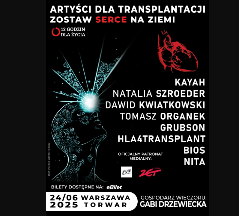 FESTIWAL "Artyści dla Transplantacji – Zostaw Serce na Ziemi"