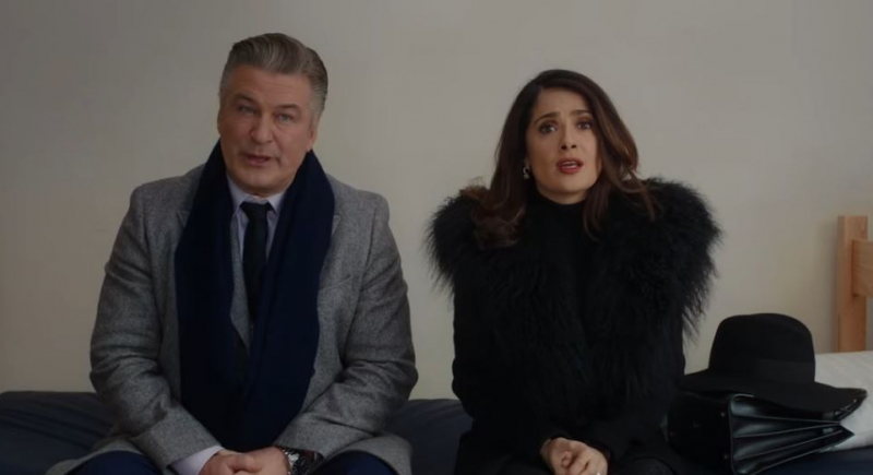 Salma Hayek i Alec Baldwin jako szalona para