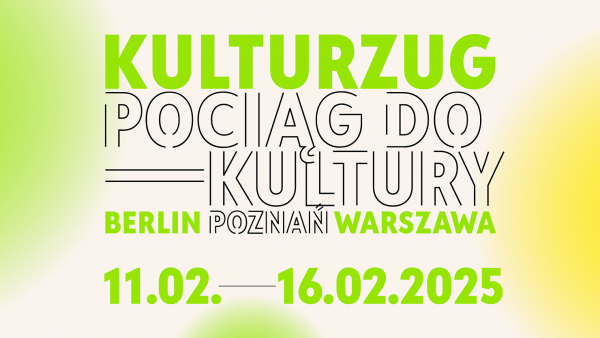 "Pociąg do kultury" od wtorku także na trasie Berlin-Warszawa