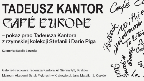 Otwarto wystawy prac Tadeusza Kantora z rzymskiej kolekcji