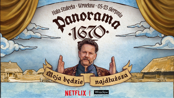 Bartłomiej Topa odsłonił we Wrocławiu monumentalny obraz poświęcony serialowi „1670”