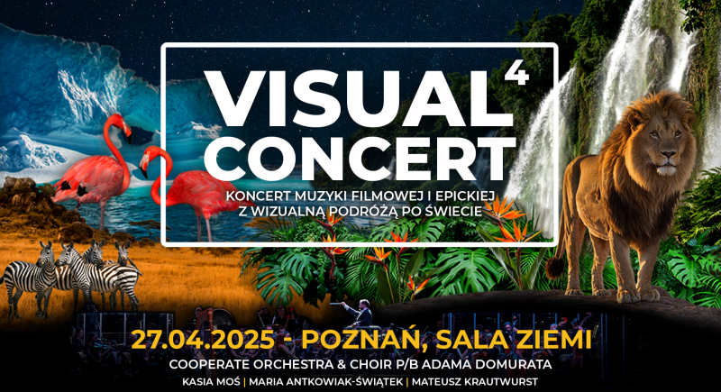 Visual Concert 4 już 27.04.2025 w Poznaniu. Znamy miasta, które koncert odwiedzi w ramach jesiennej trasy!