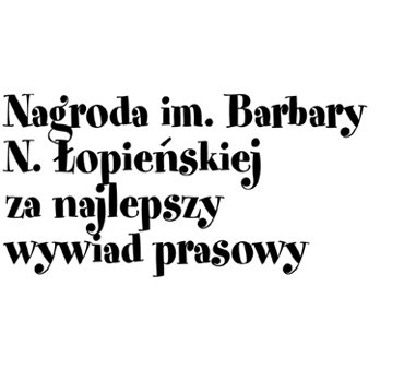Grzegorz Sroczyński laureatem Nagrody im. Barbary Łopieńskiej