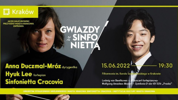 GWIAZDY Z SINFONIETTĄ: Anna Duczmal-Mróz i Hyuk Lee