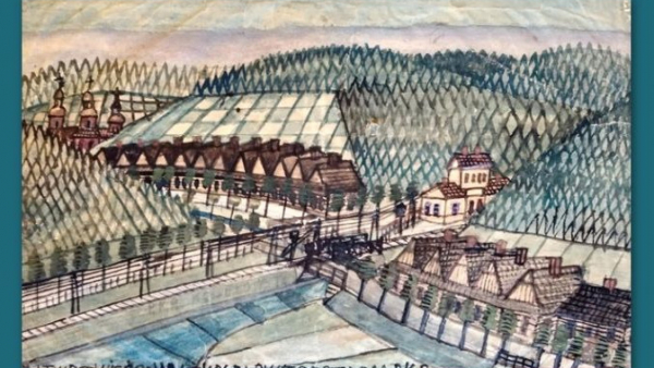  Prace Nikifora na wystawie w muzeum artysty w Krynicy-Zdroju