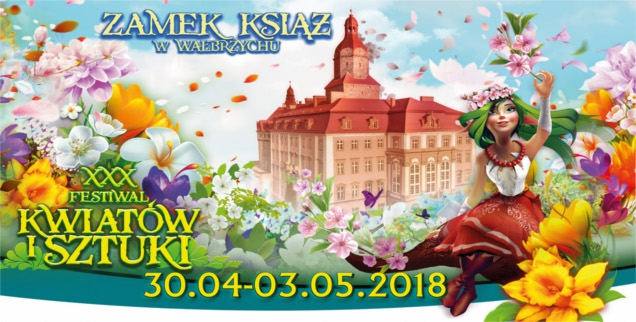 Festiwal Kwiatów i Sztuki w Zamku Książ w Wałbrzychu
