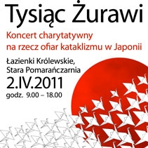 Milion i tysiąc żurawi - koncerty dla Japonii