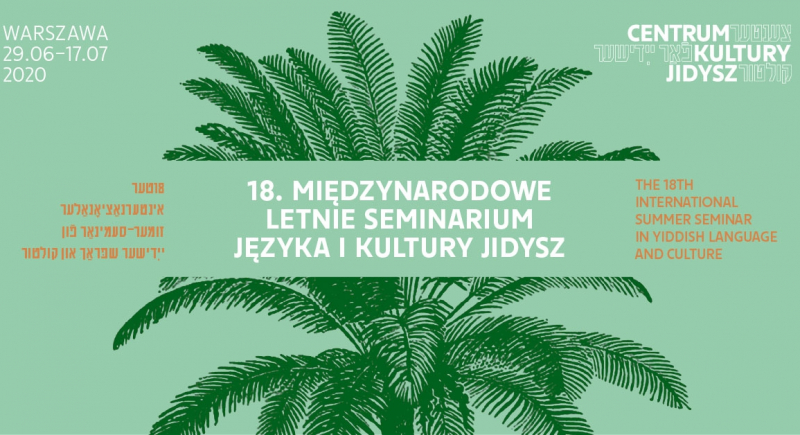 18. Międzynarodowe Seminarium Języka i Kultury Jidysz online