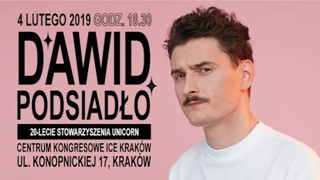 Dawid Podsiadło pomaga chorym na raka! Charytatywny koncert z okazji 20-lecia Stowarzyszenia Unicorn