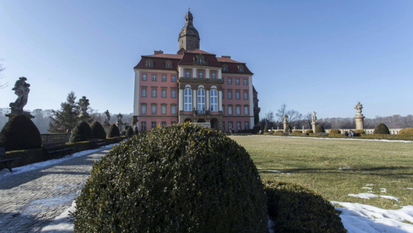 Na Zamku Książ kręcono zdjęcia do filmu "Ciemno, prawie noc" Borysa Lankosza