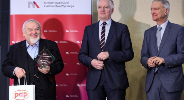 Prof. Ryszard Tadeusiewicz Popularyzatorem Nauki 2018!