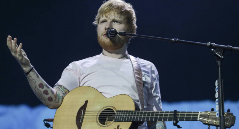 Ed Sheeran prawie stracił w pożarze gitarę, którą dostał od Erica Claptona