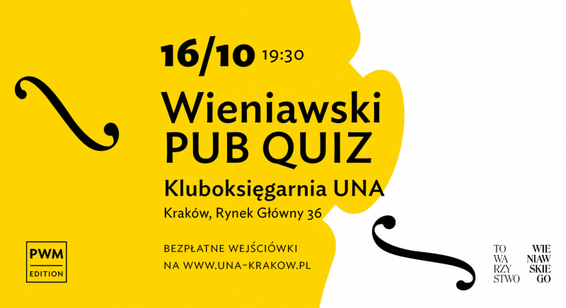 Muzyczne emocje i współzawodnictwo. PWM zaprasza na październik z Wieniawskim