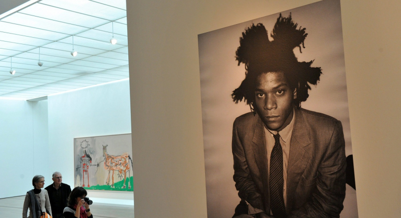 Deskorolka z obrazem Basquiata