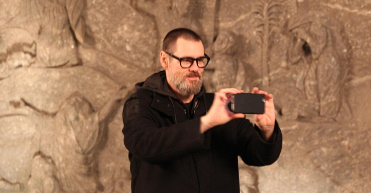 Jim Carrey zachwycił się kopalnią soli Wieliczka