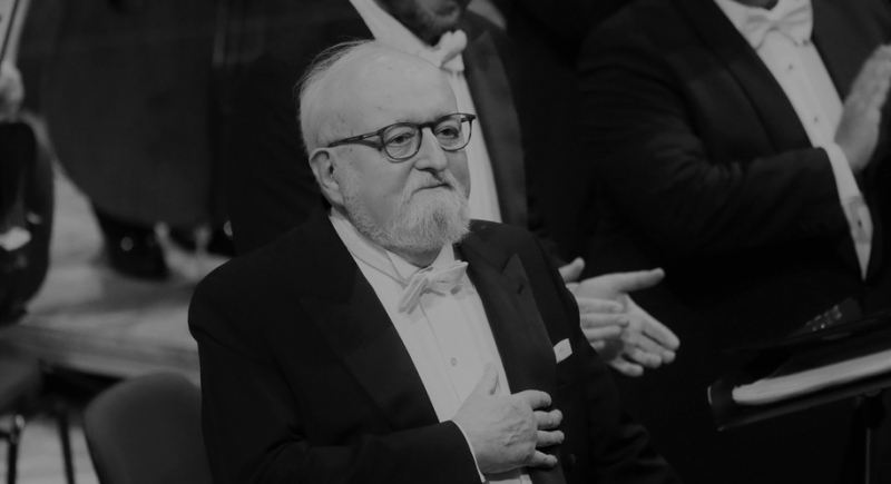 Krzysztof Penderecki nie żyje 