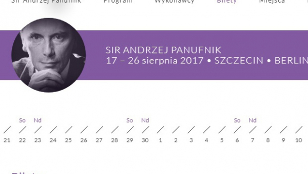 Muzyka Panufnika na festiwalu Sacrum Non Profanum