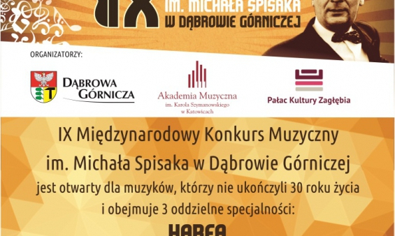 Wkrótce Międzynarodowy Konkurs Muzyczny im. M. Spisaka 