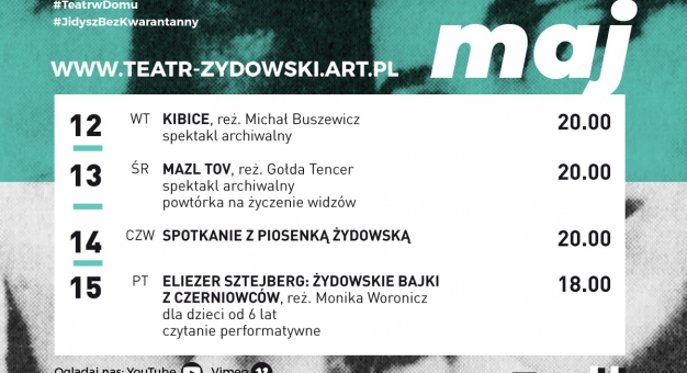 Nowy repertuar #TEATRŻYDOWSKIWDOMU 