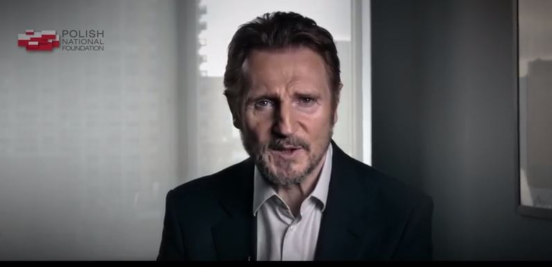 Liam Neeson w spocie Polskiej Fundacji Narodowej z okazji 98. rocznicy Bitwy Warszawskiej