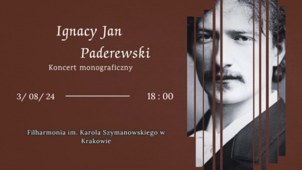 Książek zagra Paderewskiego w Krakowie 