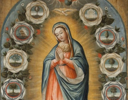 Pokaz obrazu "Maria Immaculata w otoku różańcowym"