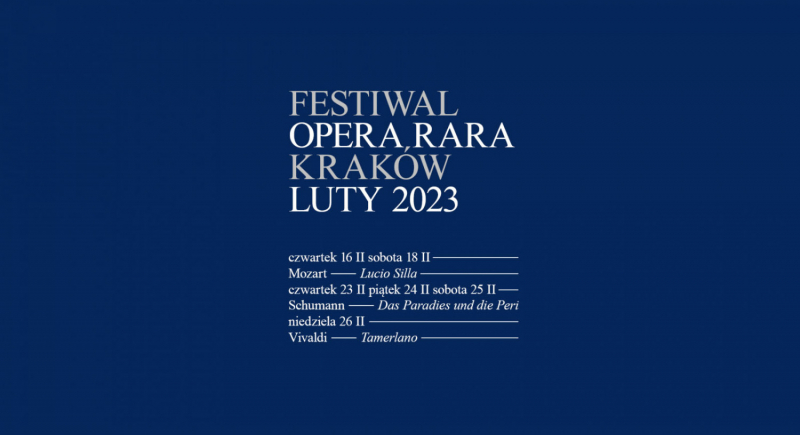 Utwory Mozarta, Schumanna i Vivaldiego na festiwalu Opera Rara