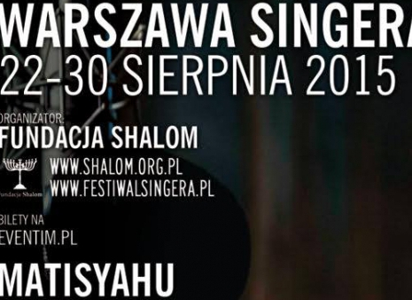 Rozpoczyna się XII Festiwal Kultury Żydowskiej "Warszawa Singera"   
